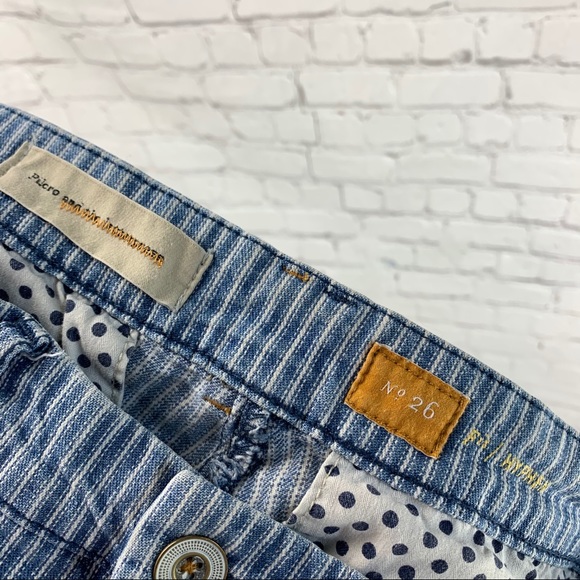 Anthro Pilcro Hyphen Railroad 🚞 Stripe Chinos - Picture 5 of 6